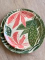 Orchid, talerz sgraffito, Ø 19 cm