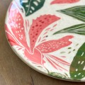 Orchid, talerz sgraffito, Ø 19 cm