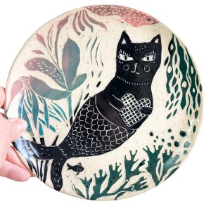 Syrenkotka II | Talerz deserowy 19 cm  