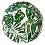 Wykonany ręcznie talerz sgraffito WILD, Ø 23 cm