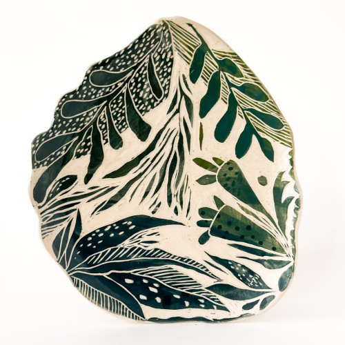 Midori III | Talerz kamionkowy | 20x18 cm
