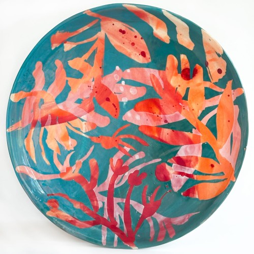 KOI | Talerz kamionkowy | 23 cm 