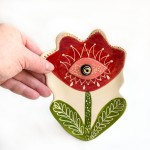 Golden Eye  |  Talerzyk ceramiczny z 24-k złotem  | 17x11cm 